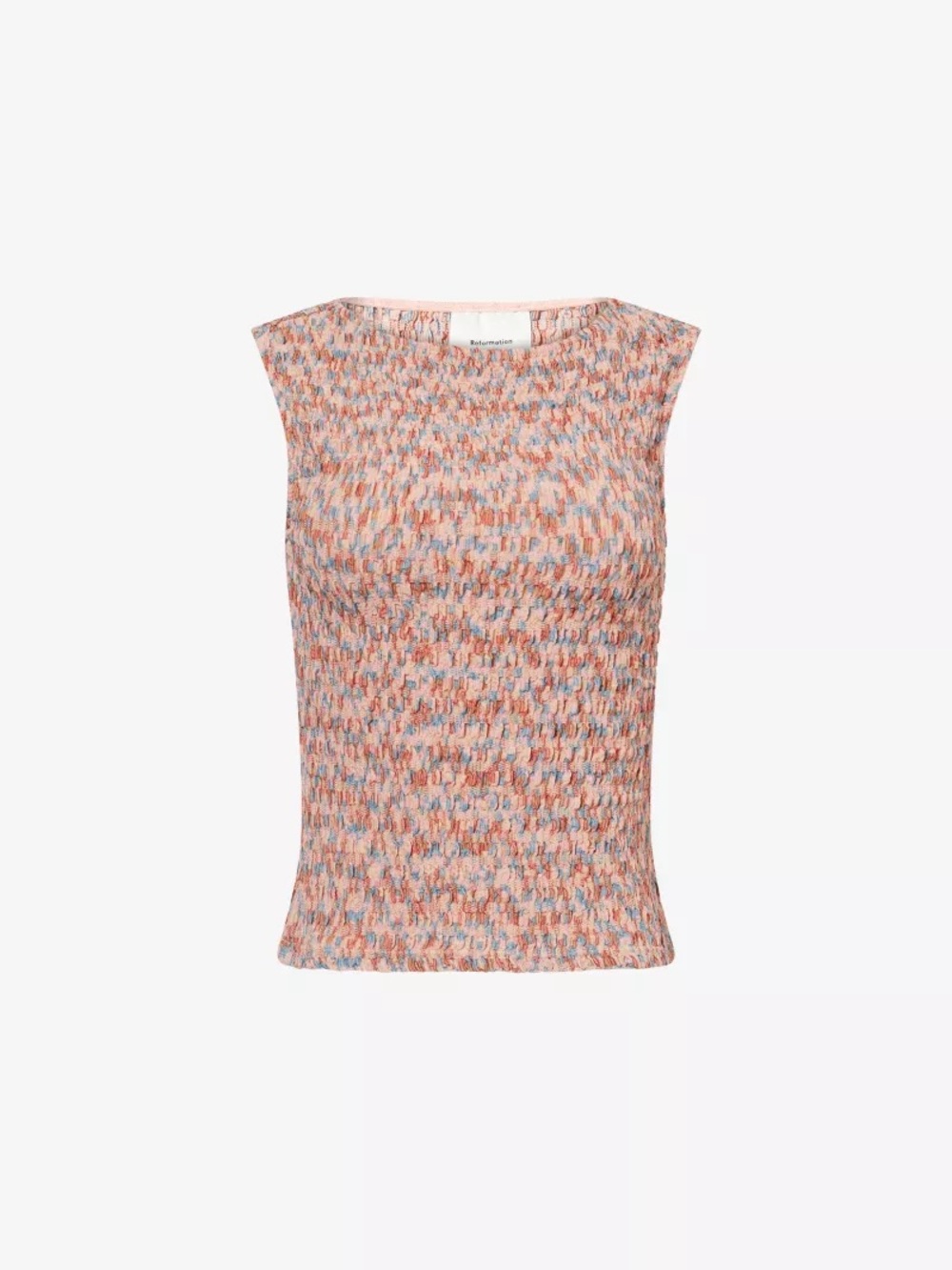 Reformation Dusk Knit Top in Cotton Candy Sz XS